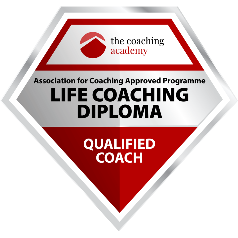 Kite mark from The Coaching Acadamy confirming that Andrew Lamberti has a Life Coaching Diploma and is a Qualified Coach" Kite mark from The Coaching Acadamy saying "Life Coaching Diploma Qualified Coach"